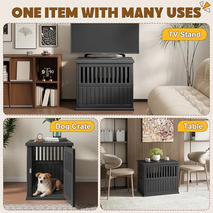 Dog House 30-Inch Dog Crate Furniture, Heavy Duty Dog Crate for Small Dog, view 6