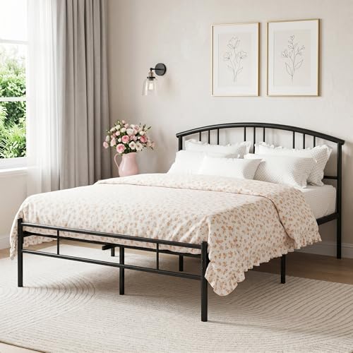 Queen Bed Frame with Headboard and Footboard, view 5
