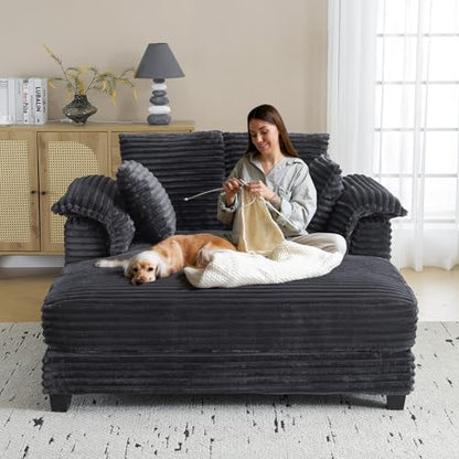 56" Oversized Chaise Lounge Chair, view 7