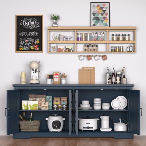 70.2" Wood Buffet Cabinet, view 7