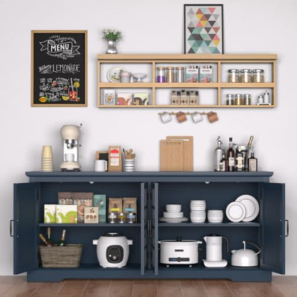 70.2" Wood Buffet Cabinet, view 7