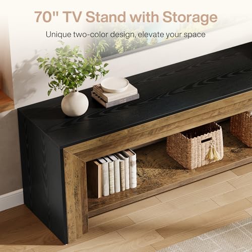 Tribesigns 70" TV Stand for 65/70/75-Inch TVs, view 7