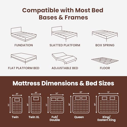 Extra Firm King Mattress – 14" Memory Foam Mattress for Spinal Alignment, view 7