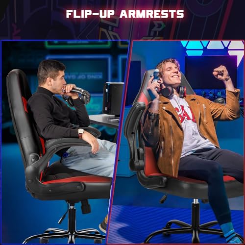 Video Game Chair, Ergonomic Computer Desk Chair, Lumbar Support, view 6