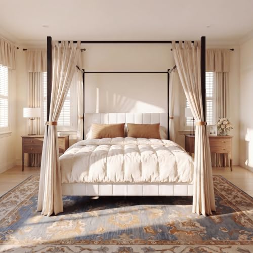 Xamia California King Size Canopy Bed Frame, view 2