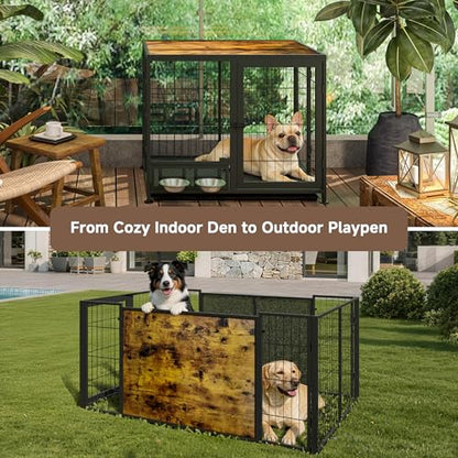 Heavy Duty Dog Crate for Medium Dogs, view 3