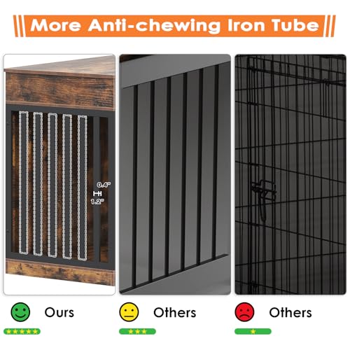 Dog Crate Furniture for Large Dog or 2 Small Dogs, view 7
