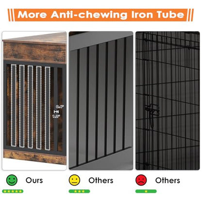 Dog Crate Furniture for Large Dog or 2 Small Dogs, view 7