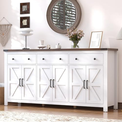71" Large Sideboard Buffet Cabinet with Storage, view 8