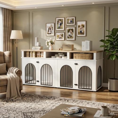 Double Dog Crate Furniture 71", view 2