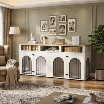 Double Dog Crate Furniture 71", view 2