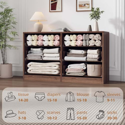 6 Dresser for Bedroom, 46.7" Wide Dresser, view 7