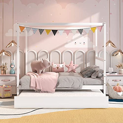 Canopy Bed with Trundle, view 5