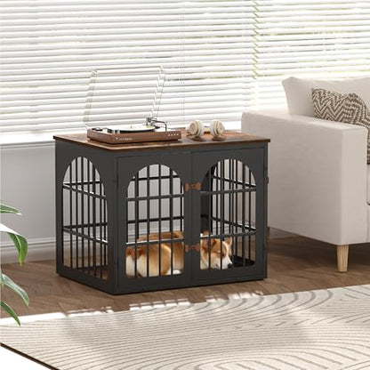 32" Heavy Duty Dog Crate Furniture for Small and Medium Dogs, view 3