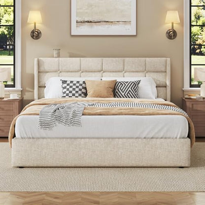 Queen Size Lift Up Storage Bed Frame, view 6