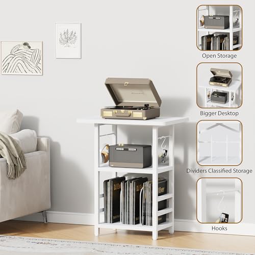Record Player Stand with Extended Desktop, view 5