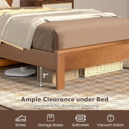Wood Bed Frames with Headboard, view 7