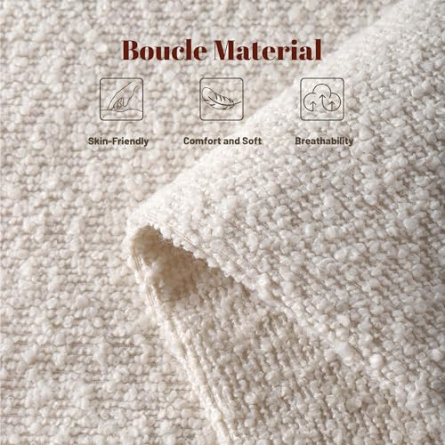Queen Upholstered Bed Frame with 55.5" Tall Wingback Headboard, view 7