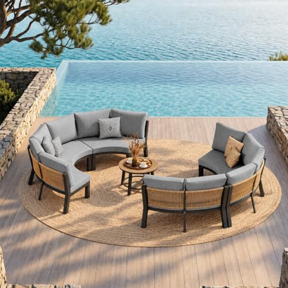 Luxury Patio Furniture Set for 10 People, view 2