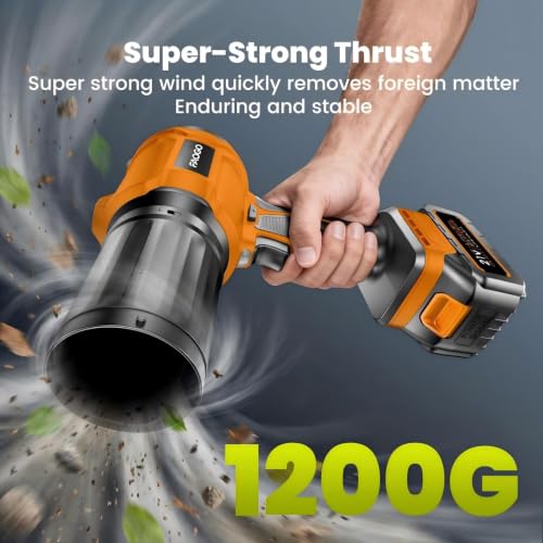 Cordless Leaf Blower with 2 Batteries & Charger, 990, view 5