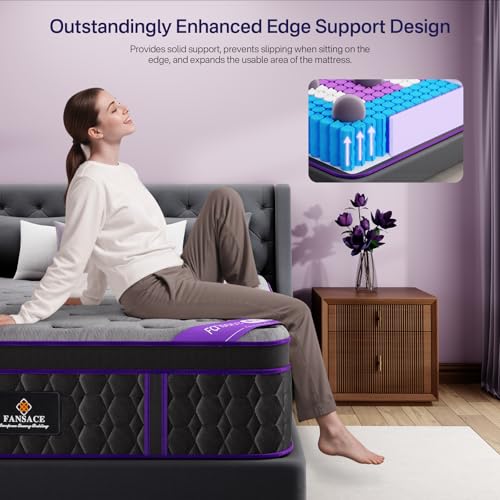 (Luxury Hotel) 16 Inch Firm King Size Hybrid Mattress in a Box, view 6