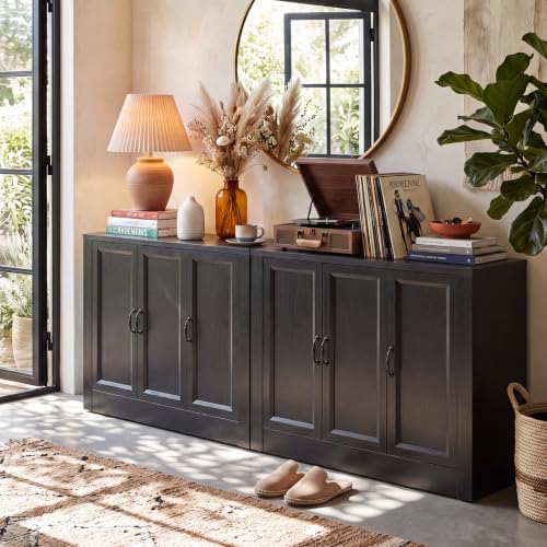 78" Modular Buffet Sideboard Cabinet Set of 2, view 6