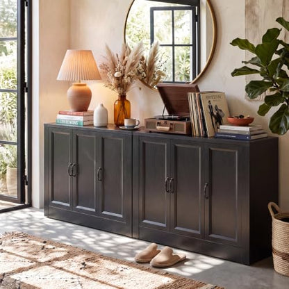 78" Modular Buffet Sideboard Cabinet Set of 2, view 6