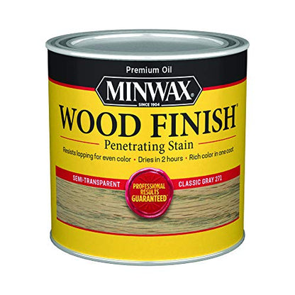 1/2 pt 22761 Classic Gray 271 Wood Finish Oil-Based Wood Stain