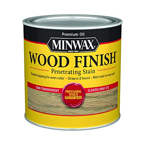 1/2 pt 22761 Classic Gray 271 Wood Finish Oil-Based Wood Stain
