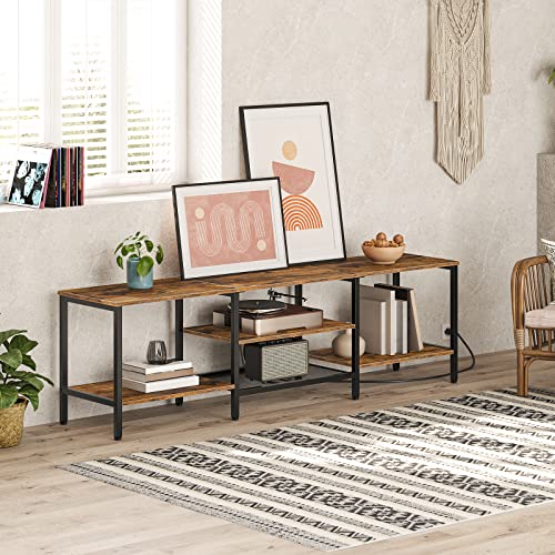 TV Stand with Power Outlets to 75 Inches, view 6