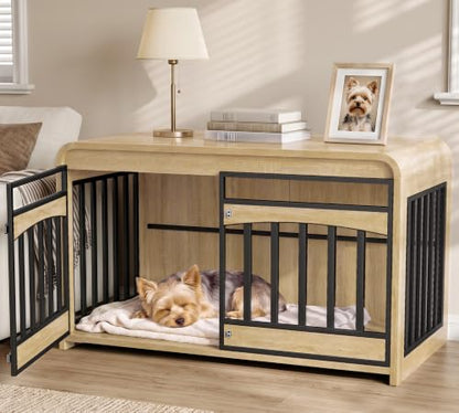 78.8" Dog Crate Furniture, Double Dog Cage for Small & Medium Dog, view 8