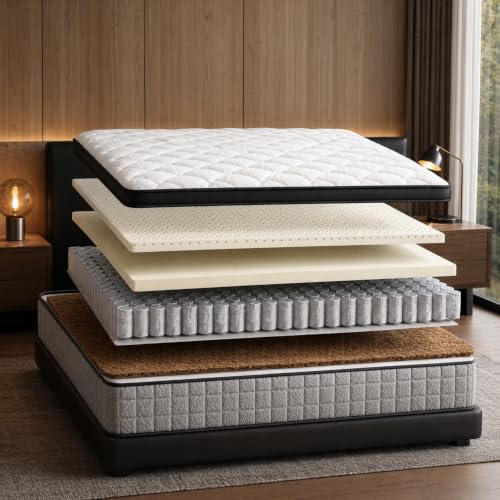 12-Inch Full Mattress, Memory Foam and Spring Hybrid Mattress, Medium Firmness, view 4