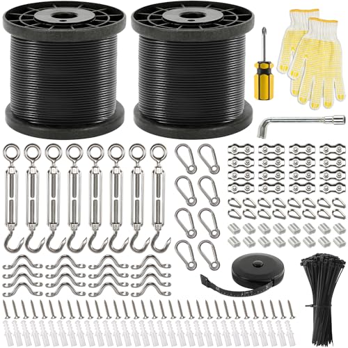 400 Ft String Light Hanging Kit Outdoor, view 3