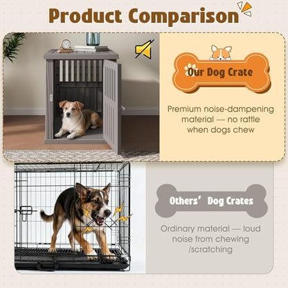 Dog House 30-Inch Dog Crate Furniture, Heavy Duty Dog Crate for Small Dog, view 5