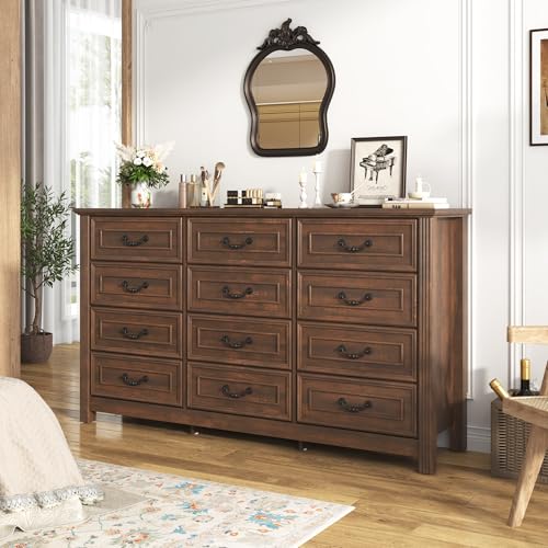 Farmhouse 12 Drawer Dresser for Bedroom, view 4