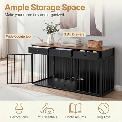 Double Dog Crate Furniture, view 7