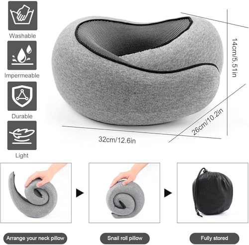 WEERSHUN Travel Pillow for Airplanes, view 3
