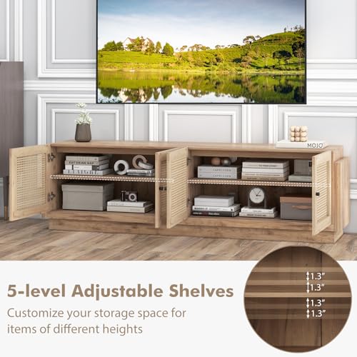 Farmhouse TV Stand for TVs Up to 75-Inch, view 3