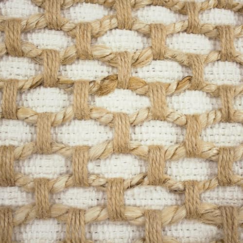 Jada Decorative Throw, Includes Accent, Premium Woven Design, Living Room Décor, (1) 12" x 20" Pillow Cover with Insert, White