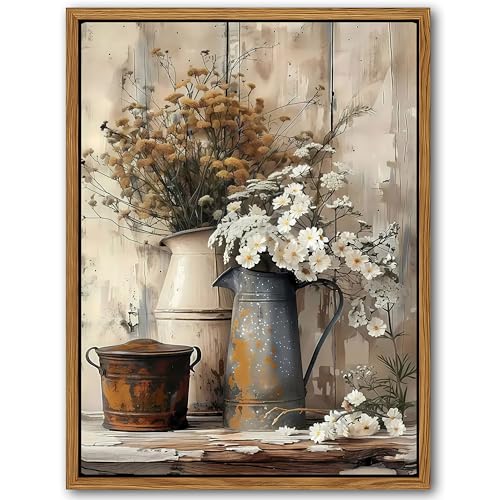 Floating Framed Farmhouse Vintage Canvas Wall Art, view 2