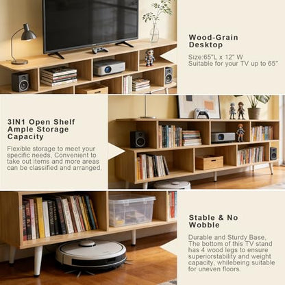 65" TV Stand Fits TVs Up to 75 Inch, view 6
