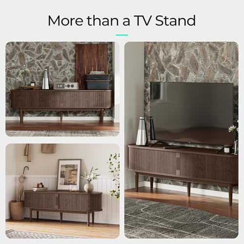 58" Fluted TV Stand for TVs up to 65 Inch, view 5