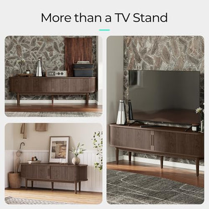 58" Fluted TV Stand for TVs up to 65 Inch, view 5