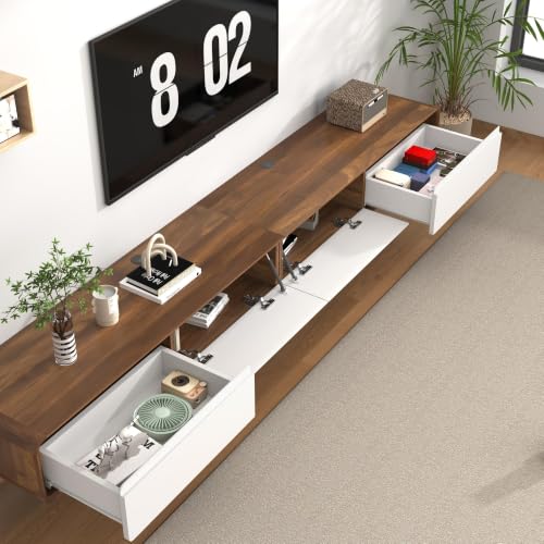 94.5" Minimalist Floating TV Stand for TVs up to 100 Inches, view 7