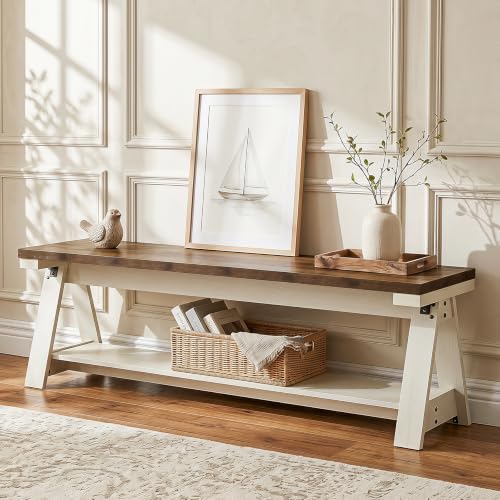 59'' Farmhouse TV Stand for TVs up to 65 Inches, view 5