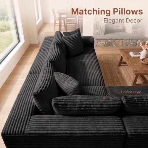 Boneless Couch Modular Sectional Sofa Cloud Couch, view 6