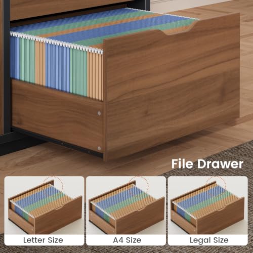 77.1" Executive Large Electric Standing Desk, Brown, view 6