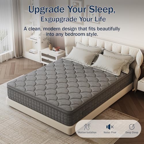 12-Inch Full Mattress, Memory Foam and Spring Hybrid Mattress, Medium Firmness, view 8