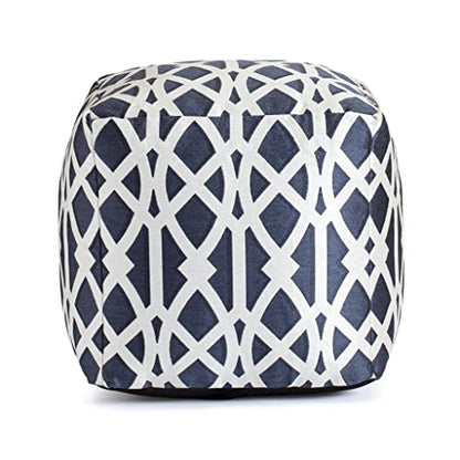 100% Handmade & Handcrafted Comfortable Home Décor Outdoor Pouf Ottoman, view 6