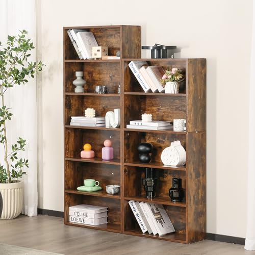 Tall Bookshelf, Book Shelf, Storage Organizer Book Shelf, view 3